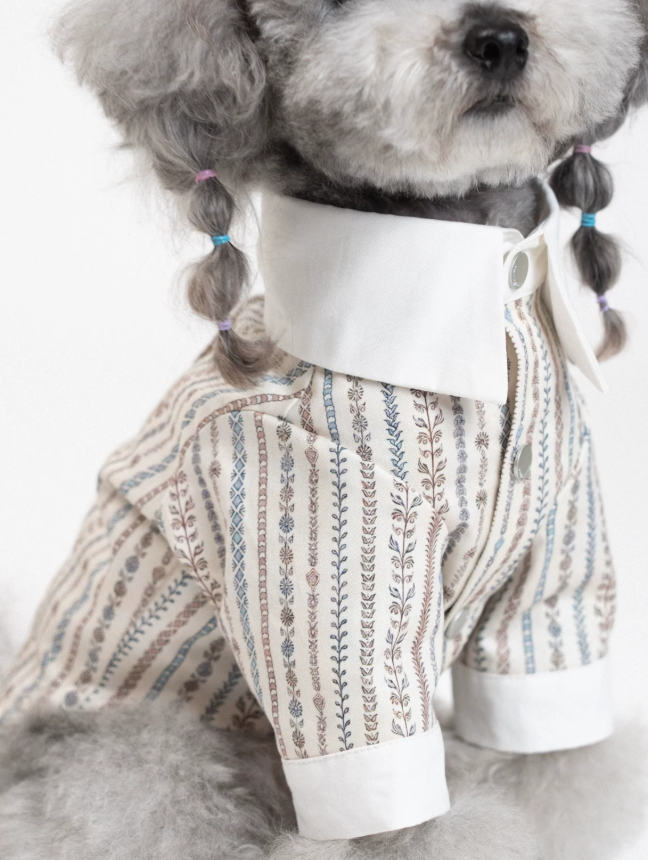 StrayTail Stripe Lounge Shirt