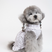 MistyPaw Garden Plaid Sundress