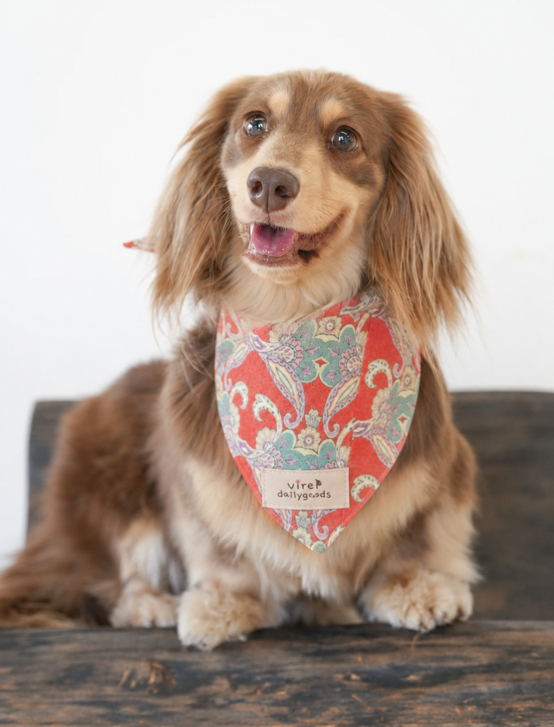 VintagePaw Plaid Triangle Scarf