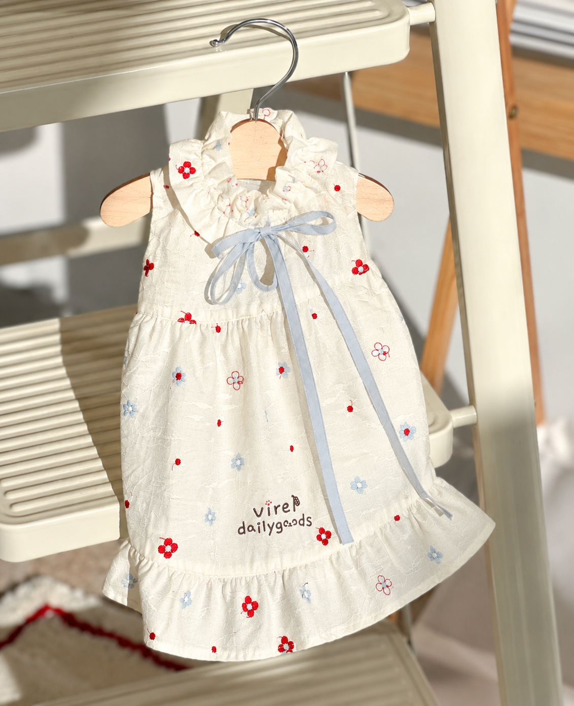 BloomTail Floral Mesh Pet Dress