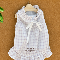 MistyPaw Garden Plaid Sundress